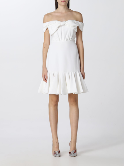 Shop Giambattista Valli Dress  Woman Color Ivory