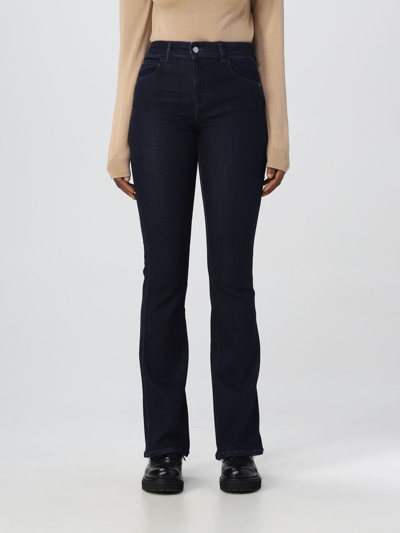 Shop Emporio Armani Jeans  Woman Color Denim