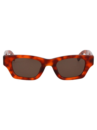 Shop Ambush Ray Rectangle Frame Sunglasses In Multi