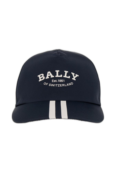 Shop Bally Logo In Navy