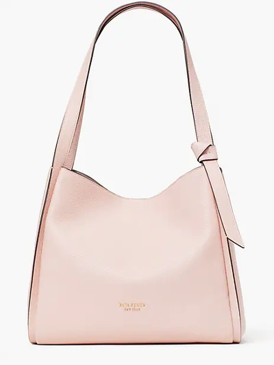Shop Kate Spade Knott Large Shoulder Bag In Mochi Pink