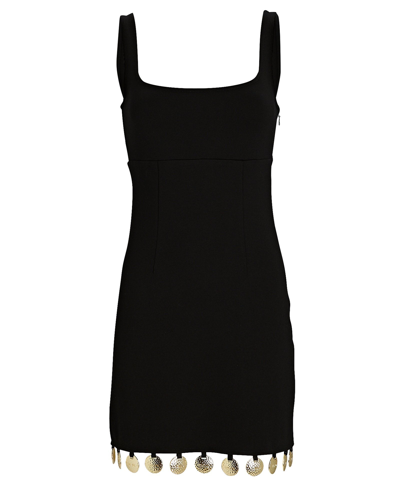 Shop Staud Hardy Embellished Mini Dress In Black