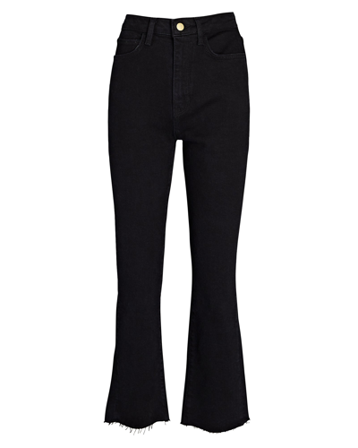 Shop Triarchy Ms. Hawn Cropped Organic Jeans In Black