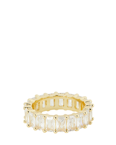 Shop Jordan Road Jewelry Isa Baguette Eternity Ring In Gold