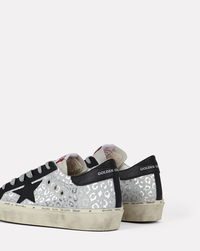 Shop Golden Goose Hi Star Low-top Glitter Sneakers In Silver