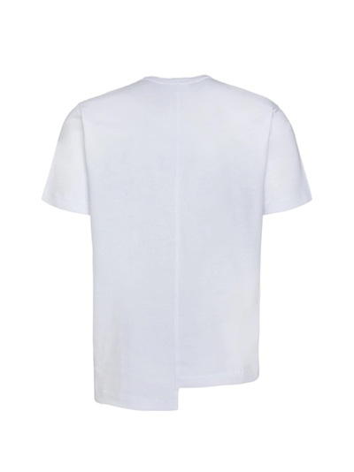 Shop Comme Des Garçons Asymmetric T-shirt In White
