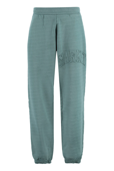 Shop Market Cotton Track-pants In Green