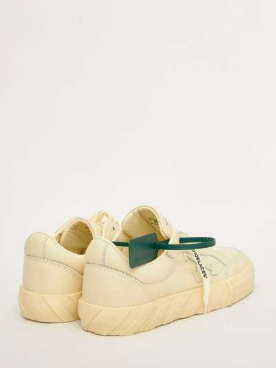 Shop Off-white Low Vulcanized Sneakers In Camel