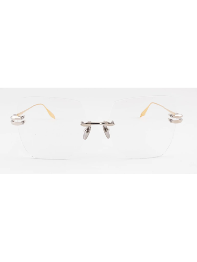 Shop Dita 1ear4is0a In Silver_ White Gold