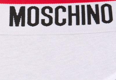 Shop Moschino Bi Pack Slip In White