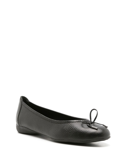 Sarah Chofakian Sapatilha Leather Ballerina Shoes In Black
