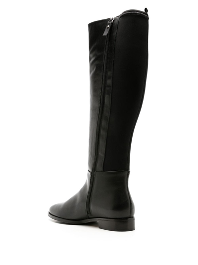 Shop Studio Chofakian Bota Studio 112 Leather Boots In Black