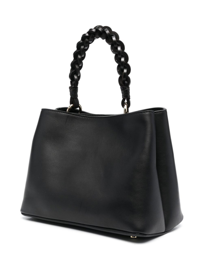 Shop Officine Creative Logo-detail Leather Tote Bag In Black