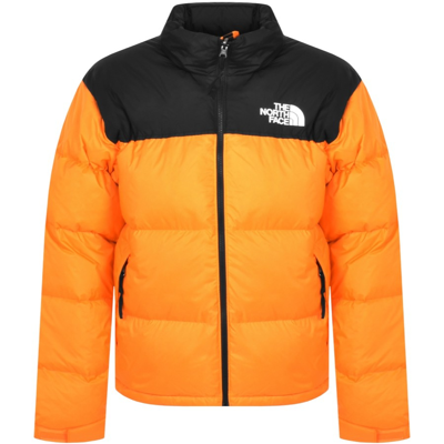 The North Face Orange 1996 Retro Nuptse Down Jacket | ModeSens