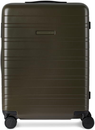 Shop Horizn Studios Khaki H6 Essenital Suitcase, 65 L In Dark Olive