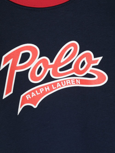 Shop Ralph Lauren Logo-print Sweatshirt In Blue