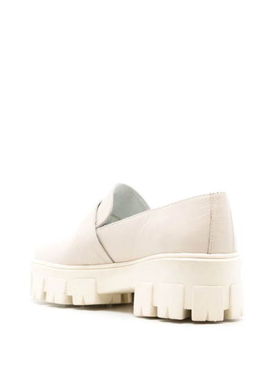 Shop Sarah Chofakian Tratorado Buckled Loafers In Neutrals