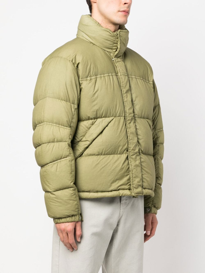 Ten C Padded Jacket In Green