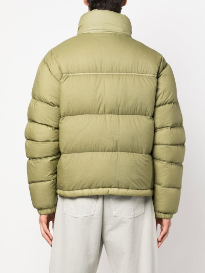 Ten C Padded Jacket In Green