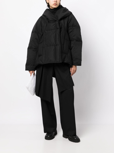 Shop Goen J Oversize Padded Jacket In Black