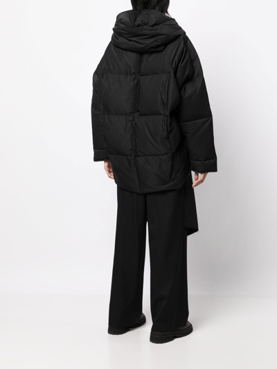 Shop Goen J Oversize Padded Jacket In Black