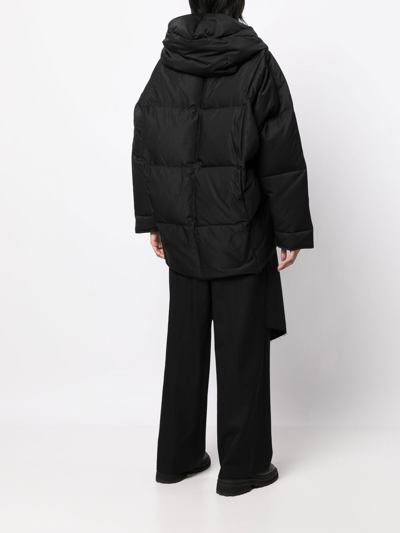 Goen J Oversize Padded Jacket In Black
