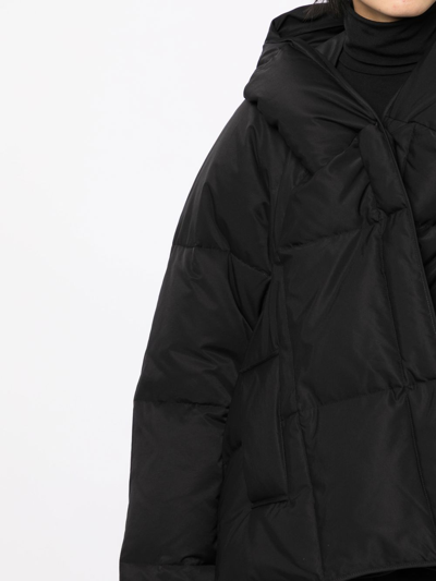Shop Goen J Oversize Padded Jacket In Black