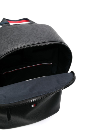 Tommy Hilfiger Essential Faux-leather Backpack In Black