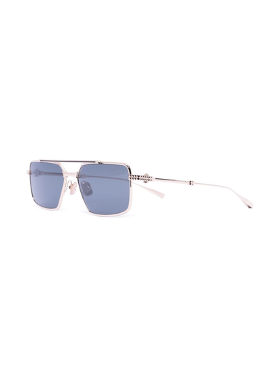 Valentino Square-frame Sunglasses In Gold