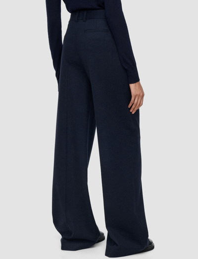 JOSEPH BRUSHED FLANNEL ALANA TROUSERS jf006309_0370-navy-40