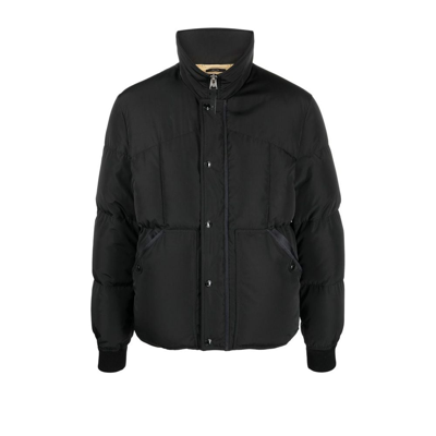 Shop Tom Ford Black Down Insulated Puffer Back