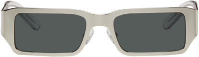 Shop A Better Feeling Silver Pollux Sunglasses In Steel