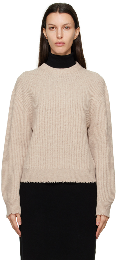 Shop Filippa K Beige Anais Sweater In Winter Bei 9464