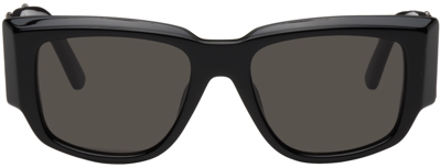 Shop Palm Angels Black Laguna Sunglasses In Black Dark Grey