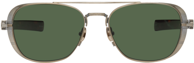 Shop Matsuda Gold M3115 Sunglasses In G-15