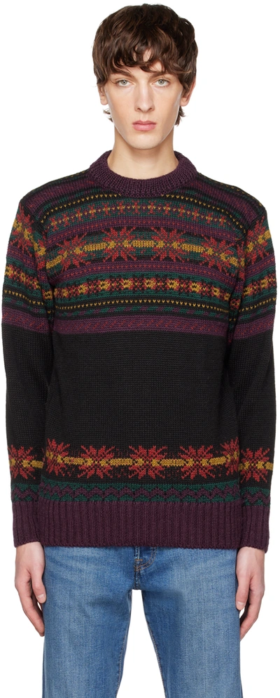 Shop Howlin' Black Knitting In The Universe Sweater