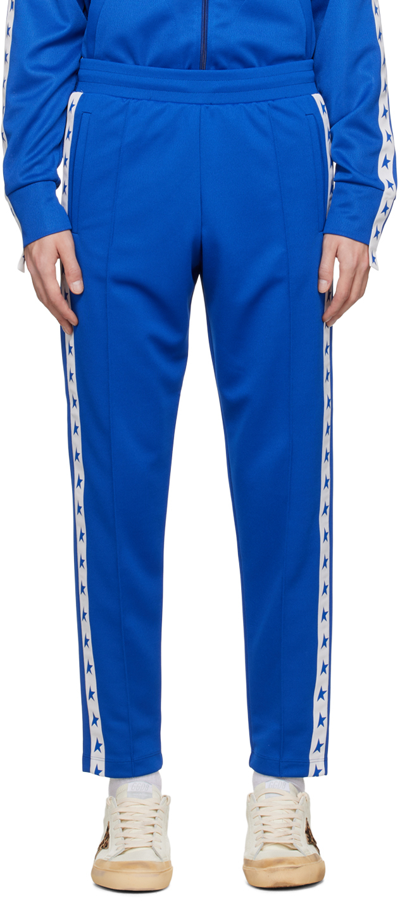 Shop Golden Goose Blue Doro Lounge Pants In 50479 Bluette/white