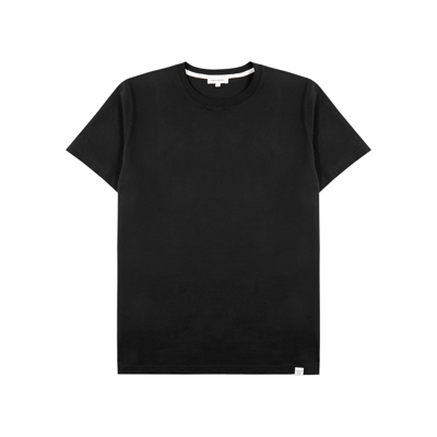 Shop Norse Projects Niels Cotton T-shirt In Black
