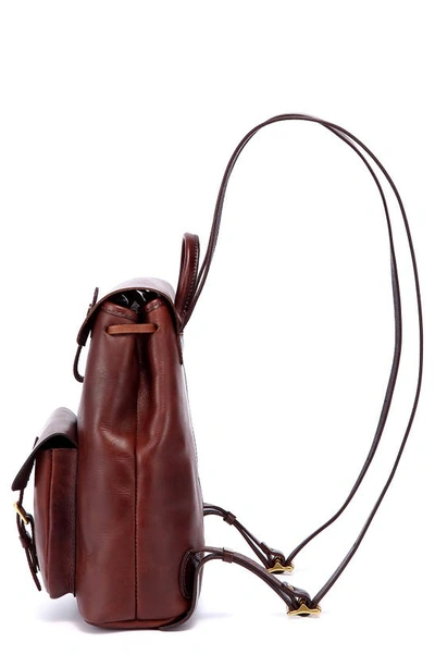 Shop Old Trend Isla Small Leather Backpack In Brown