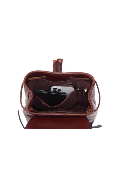 Shop Old Trend Isla Small Leather Backpack In Brown