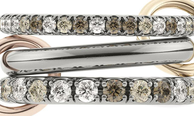 Spinelli Kilcollin Scorpio Deux Stack Ring In Black Gold