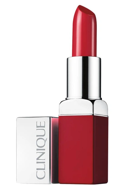 Shop Clinique Pop Lip Color & Primer In Cherry Pop