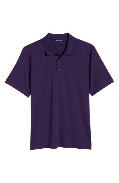 Shop Cutter & Buck Forge Drytec Solid Performance Polo In College Purple