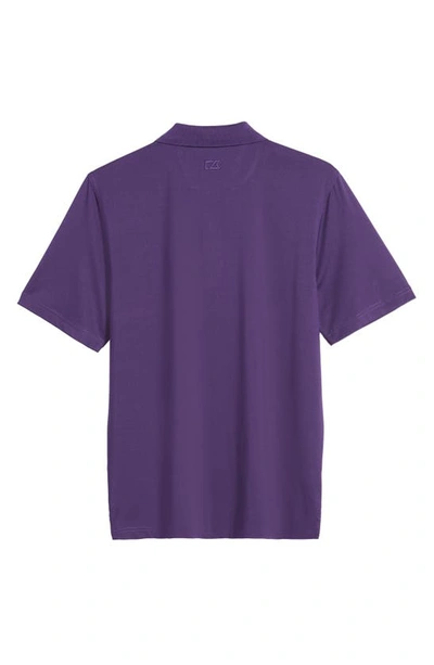 Cutter & Buck Forge Drytec Solid Performance Polo In College Purple
