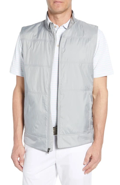 Cutter & Buck Stealth Quilted Vest In Polished