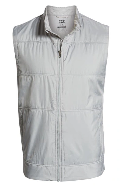 Shop Cutter & Buck Stealth Quilted Vest In Polished