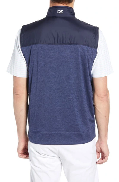Cutter & Buck Stealth Quilted Vest In Liberty Navy