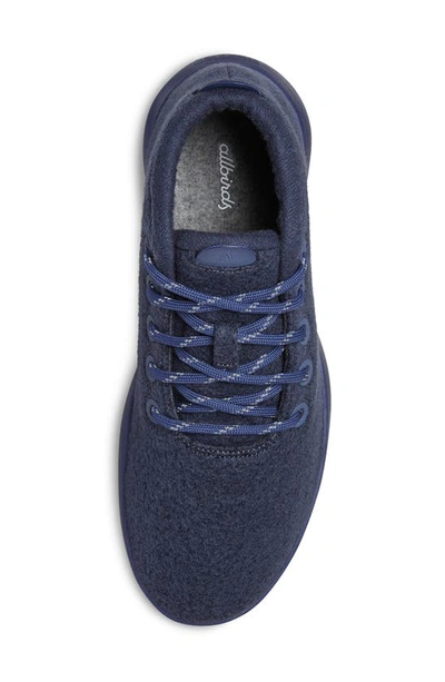 Shop Allbirds Mizzle Wool Runner Up Sneaker In Hazy Indigo