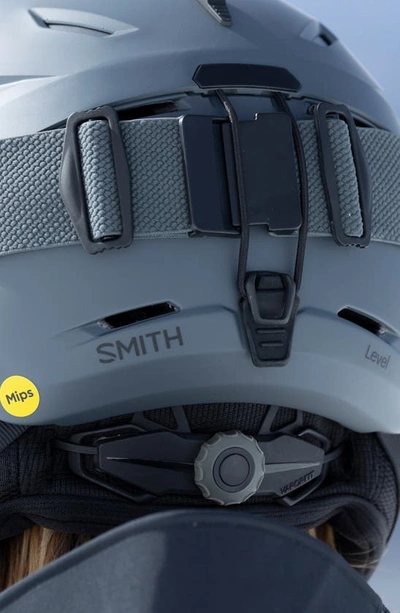 Smith Level Snow Helmet With Mips In Matte Slate