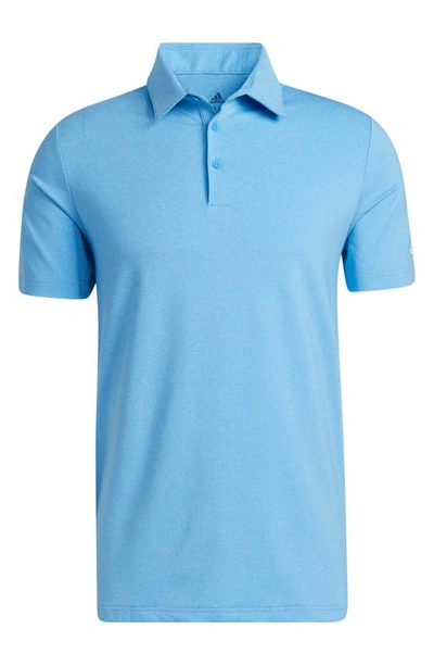 Shop Adidas Golf Ultimate 365 Performance Golf Polo In Pulse Blue Mel